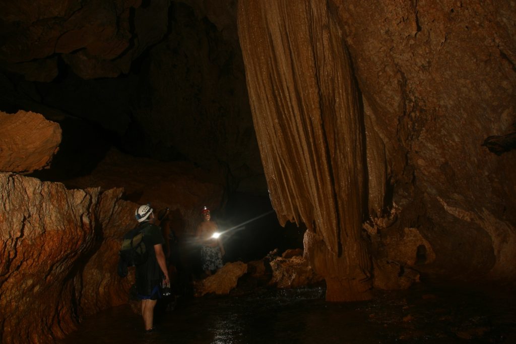 Some of the amazing stalactite formations. Image credit: www.jmbelizetravel.com
